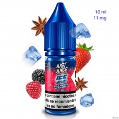 10ml 11 mg. Ice Wild Berries Aniseed Sales de nicotina Just Juice