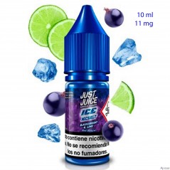 10ml 11 mg. Ice Blackcurrant Lime Sales de nicotina Just Juice