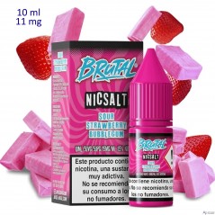 10ml 11 mg. Sour Strawberry Bubblegum Sales de nicotina Brutal Salt By...