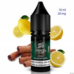 10ml 20 mg. Tobacco Club Lemon Sales de nicotina Just Juice