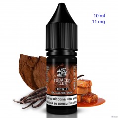 10ml 11 mg. Tobacco Club Vanilla tofee Sales de nicotina Just Juice