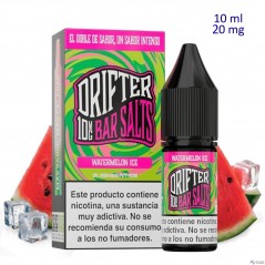 10ml 20 mg. Watermelon Ice Sales de nicotina Drifter Bar Salts
