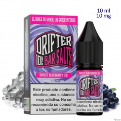 10ml 10 mg. Sweet Blueberry Ice Sales de nicotina Drifter Bar Salts