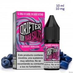 10ml 10 mg. Blueberry Blubblegum Sales de nicotina Drifter Bar Salts