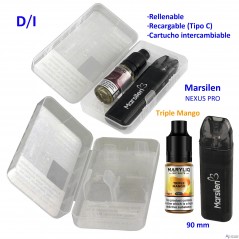Pack vaper NEXUS PRO + bote 20 mg. Triple Mango MARYLIQ Sales de...