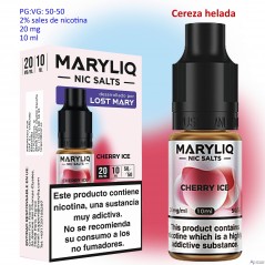 20 mg. Cherry Ice MARYLIQ Sales de nicotina