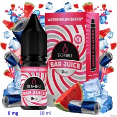 10ml 0 mg.Watermelon Energy Ice Sales de nicotina Bar Juice by Bombo