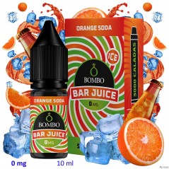 10ml 0 mg. Orange Soda Ice Sales de nicotina Bar Juice by Bombo