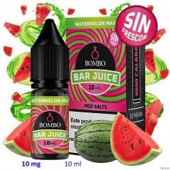 10ml 10 mg. Watermelon Max Sin Frescor Sales de nicotina Bar Juice by...
