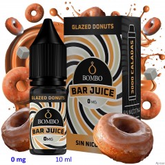 10ml 0 mg. Glazed Donuts Ice Sales de nicotina Bar Juice by Bombo