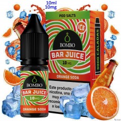10ml 10 mg. Orange Soda Ice Sales de nicotina Bar Juice by Bombo