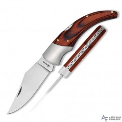 8,8  cm.  Navaja  Albainox  virola  con  mango  stamina  roja