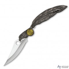 10  cm.  Navaja  Albainox  EAGLE  feather  con  mango  de  zinc