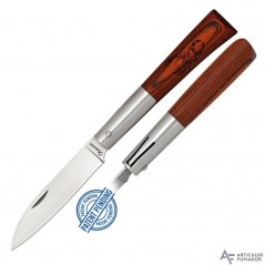 8,5  cm.  Navaja  Albainox  CIERVO  con  mango  stamina  roja