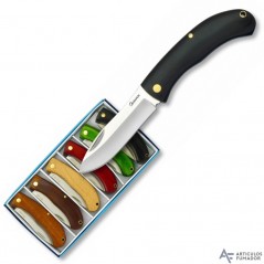 Set  de  6  navajas  de  madera  Albainox  hoja  6,5  cm