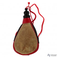 Bota  recta  de  serraje  para  1,5  litros  de  vino