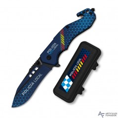 8,5  cm.  hoja  Navaja  Albainox  POLICÍA  LOCAL
