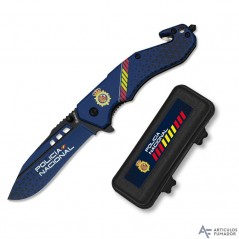 8,5  cm.  hoja  Navaja  Albainox  POLICÍA  NACIONAL