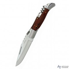 10  cm  Navaja  con  sacacorchos  LAGUIOLE  ALBAINOX  con  mago  de  mikarta  roja...