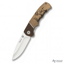 7  cm  Navaja  ALBAINOX  PERRO  con  mango  madera