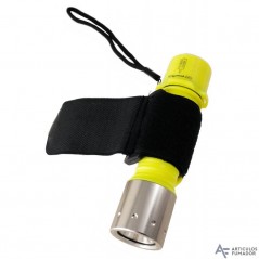 Linterna  deportiva  de  led  con  con  correa  regulable  de  velcro