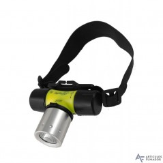 Linterna  frontal  submarina  verde  de  led