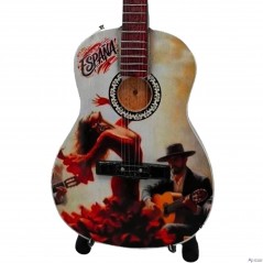 Guitarra decorativa en miniatura réplica Souvenir