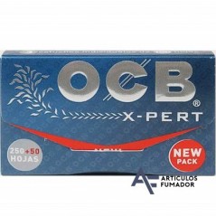 3 BLOCS DE OCB BLUE X-PERT DE 300 PAPELES 70mm ULTRAFINO.