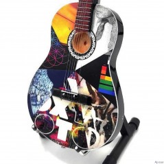 Guitarra decorativa en miniatura réplica Coldplay