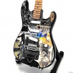 Guitarra decorativa en miniatura réplica Radiohead
