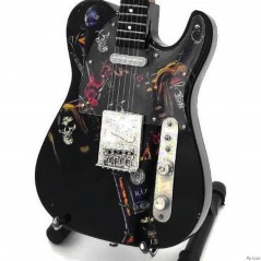 Guitarra decorativa en miniatura réplica 80´s