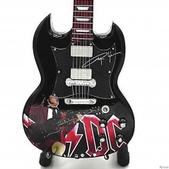 Guitarra decorativa en miniatura réplica AC DC