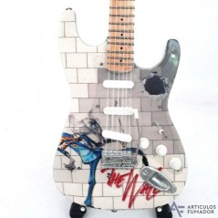 Guitarra decorativa en miniatura Pink Floyd "The Wall "