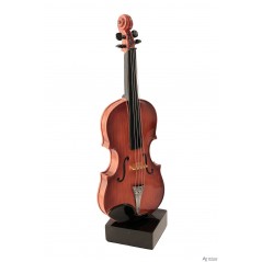 Violín miniatura decorativa en resina.