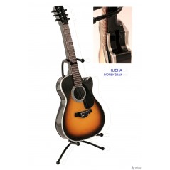 Hucha Guitarra acústica miniatura decorativa en resina.