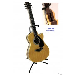 Hucha Guitarra acústica miniatura decorativa en resina.