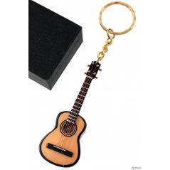 Llavero Guitarra española en madera