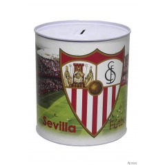 Hucha  cilíndrica  14  x  15  cm.  Sevilla  F.C.