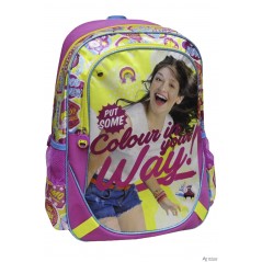 Mochila  c/trolley  42  cm.  Soy  Luna
