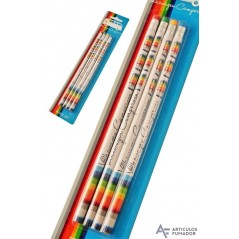 Blister  con  4  lápices  CAMPERVAN  licencia  VOLKSWAGEN