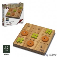 Tic tac toe (3 en raya) de madera