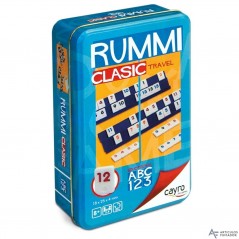 Rummi en caja de metal