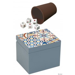 Cubilete 5 Dados De Poker 16mm