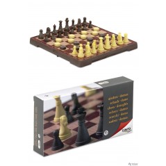 Ajedrez-Damas magnético pequeño