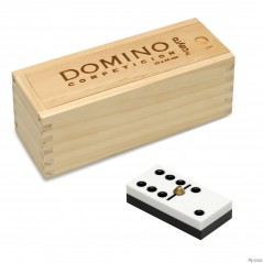 Dominó competición en caja de madera