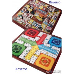 Fournier Tablero de Parchís/Oca. Para 4 jugadores. Sin fichas.