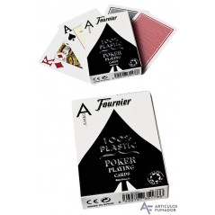Baraja Fournier póker 100% plástico