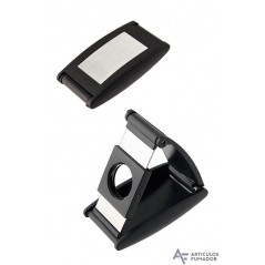 Oferta.Cortapuros plegable de plástico negro con superficie grabable