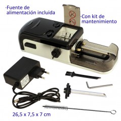 MÁQUINA DE ENTUBAR TABACO PROF ELÉCTRICA CON SELECTOR DE VELOCIDAD