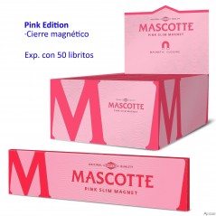 Papel de liar Mascotte Pink Edition Slim Magnético Expositor con 50...